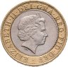 Купить Великобритания 2 фунта (pounds) 2006 "200 лет со дня рождения Изамбарда Кингдома Брюнеля - Королевский мост Альберта"
