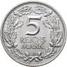 Купить Германия 5 рейхсмарок (reichsmark) 1925 "Тысячелетие Рейнской области"