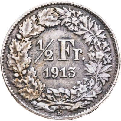 купить Швейцария 1/2 франка (franc) 1913