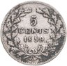 Купить Нидерланды 5 центов (cents) 1859
