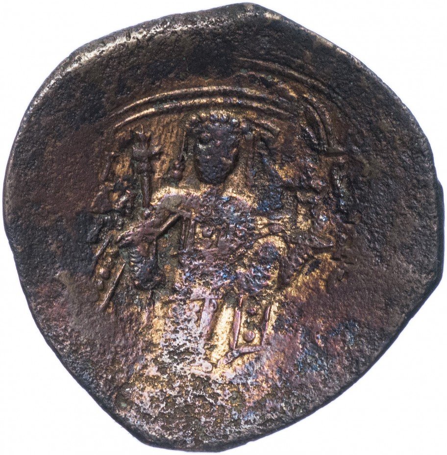 купить Византия, Исаак II Ангел 1185–1195 гг аспрон трахи, сцефатная