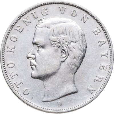 купить Германия (Бавария) 3 марки 1909