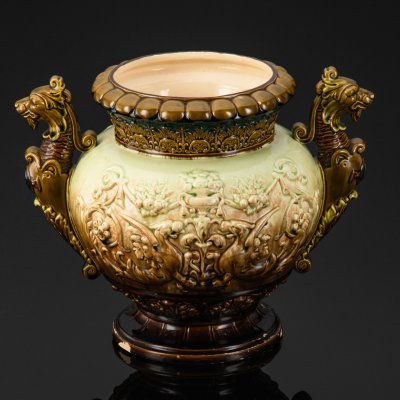 купить Ваза в форме, фаянс, крытье, роспись, Западная Европа, 1890-1920 гг.