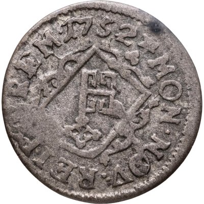 купить Бремен 1 гротен 1752