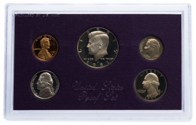 купить США Годовой набор монет 1987 Proof (5 штук) в упаковке