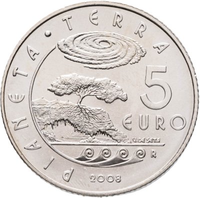 купить Сан-Марино 5 евро (euro) 2008 "Международный год Планеты Земля"