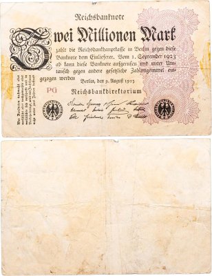 купить Германия 2000000 (2 миллиона) марок 1923