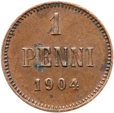 купить 1 пенни (penni) 1904 Российская Финляндия