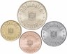Купить Румыния набор монет 2017-2018 (4 штуки, UNC)