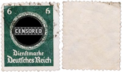купить Германия, Третий Рейх 6 рейхспфеннигов 1934 "Официальные марки правительственного почтового обслуживания"