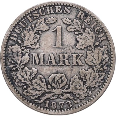купить Германия 1 марка (mark) 1873 A знак монетного двора: "A" - Берлин