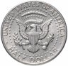 Купить США 1/2 доллара (50 центов, half dollar) "Кеннеди" 1971-2020, случайный год