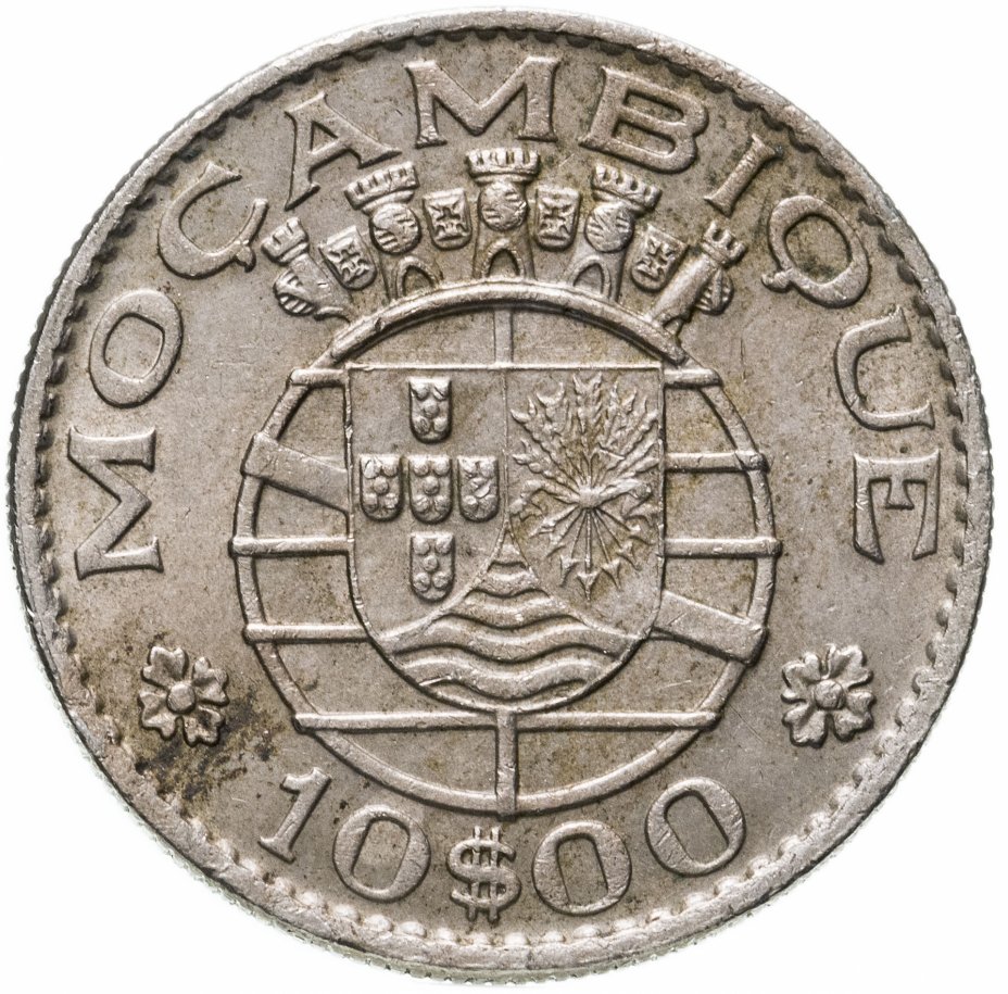 купить Португальский Мозамбик 10 эскудо (escudos) 1970