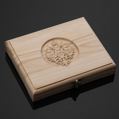 купить Футляр деревянный для 18 монет (массив бука)