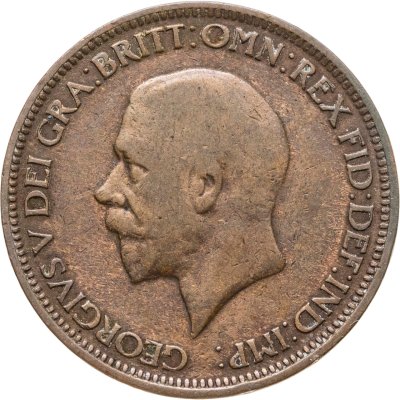 купить Великобритания 1/2 пенни (penny) 1928