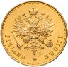 Купить 20 марок (markkaa) 1891 L, монета для Финляндии правления Александра III