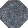 Купить Германия (нотгельды) 10 пфеннигов 1918 "Город Форбах"