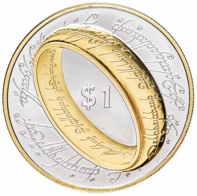 Купить Новая Зеландия 1 доллар 2003 "Властелин Колец - Кольцо всевластия"
