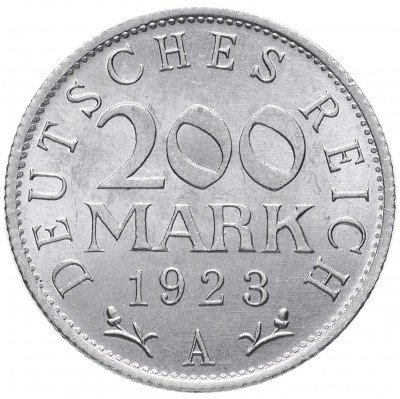 Купить Германия 200 рейх марок 1923 "А"