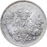 Купить 25 пенни (pennia) 1917 S гербовый орёл без корон, Российская Финляндия