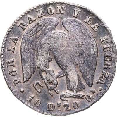 купить Чили 1 реал (real) 1843