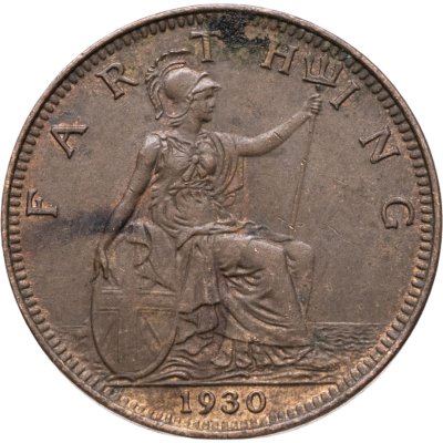 купить Великобритания 1 фартинг (farthing) 1930