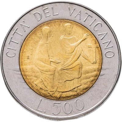 купить Ватикан 500 лир (lire) 1986
