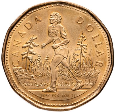 купить Канада 1 доллар 2005 "25 лет Марафону Надежды"
