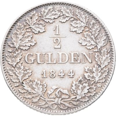 купить Бавария 1/2 гульдена (gulden) 1844
