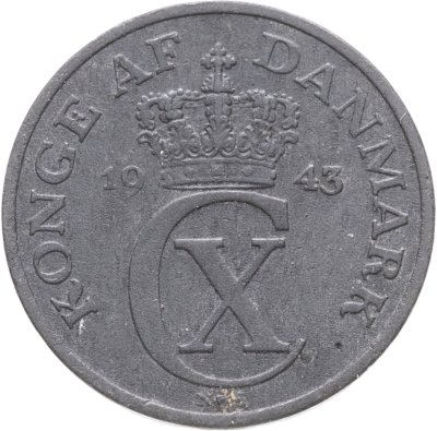 купить Дания 2 эре (ore) 1943
