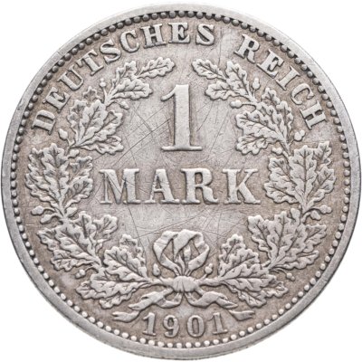 купить Германия 1 марка (mark) 1901 знак монетного двора: "E" - Мульденхюттен