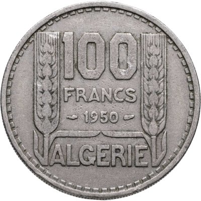 купить Французский Алжир 100 франков (francs) 1950