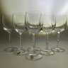 Купить Набор из 6 бесцветных бокалов для вина, "Bohemian glass", хрусталь, Чехословакия, 1970-1990 гг.