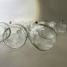 Купить Набор из 6 бесцветных бокалов для вина, "Bohemian glass", хрусталь, Чехословакия, 1970-1990 гг.