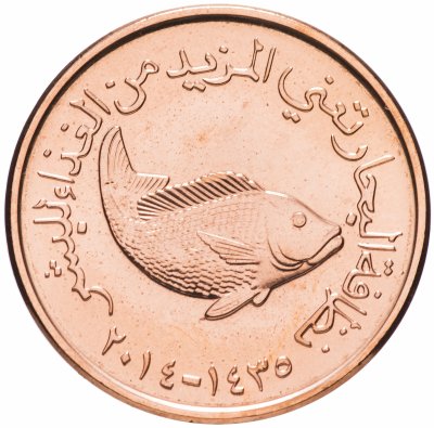 купить ОАЭ 5 филсов (fils) 2014