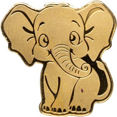 купить Палау 1 доллар 2025 "Слоник Слон" с сертификатом