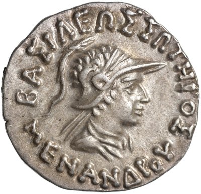 купить Индо-греческое царство. Менандр I [165-130 до н.э.] Драхма. серебро. 165-130 до н.э.