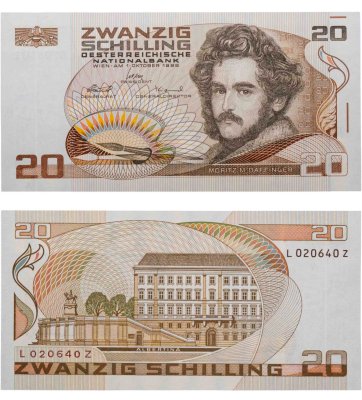 купить Австрия 20 шиллингов 1986 года P-148