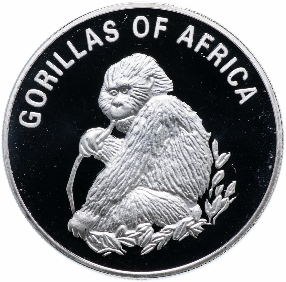 купить Уганда 1000 шиллингов 2003 "Фауна Африки - африканские гориллы"