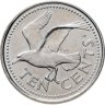 Купить Барбадос 10 центов (cents) 2004-2012