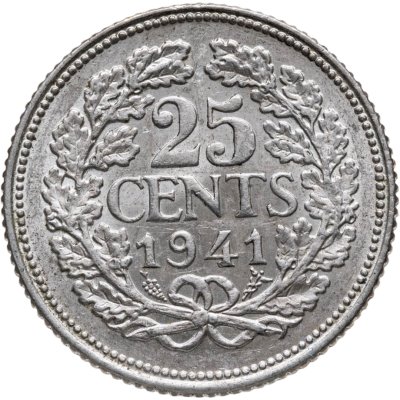 купить Нидерланды 25 центов 1941