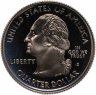 Купить США 25 центов (квотер, 1/4 доллара, quarter dollar) 2000 "Квотер штата Вирджиния", знак монетного двора: "S" - Сан-Франциско