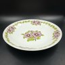 Купить Блюдо круглое с цветочным декором в розово-зеленой гамме, фарфор, печать, Epiag Royal Czechoslovakia, Чехословакия, 1970-1990 гг.