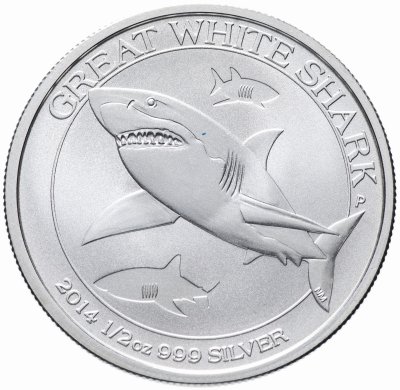 купить Австралия 50 центов (cents) 2014 "Белая акула"