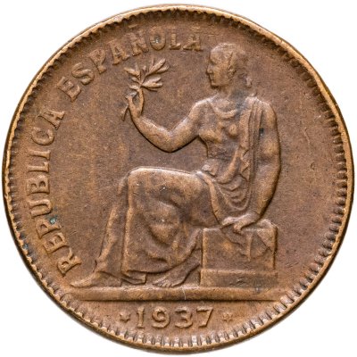 купить Испания 50 сентимо (centimos) 1937