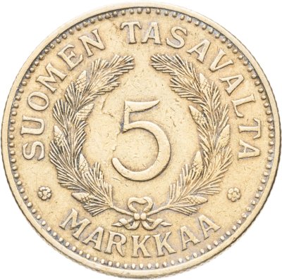 купить Финляндия 5 марок (markkaa) 1938