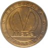 Купить Жетон "50 лет Петербургскому метрополитену. Станция "Парк Победы" в буклете