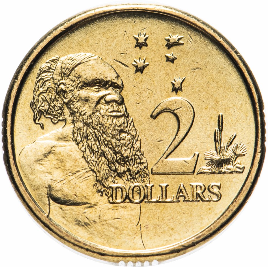 купить Австралия 2 доллара (dollars) 1990