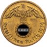 Купить Германия (Третий рейх) 10 рейхспфеннигов (reichspfennig) 1939 F