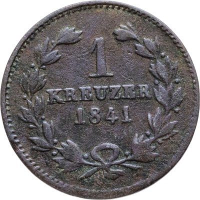 купить Германия (Баден) 1 крейцер 1841